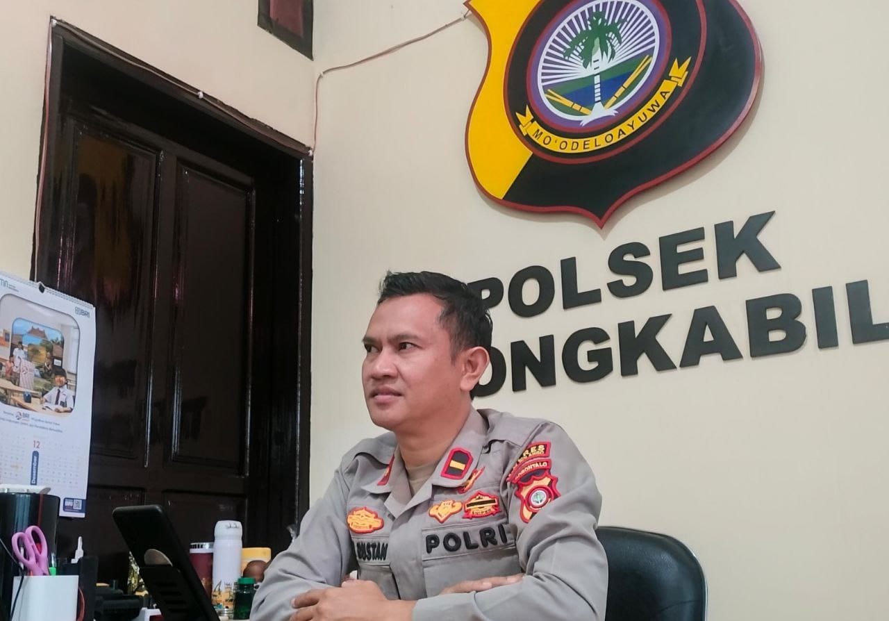 Kapolsek Tilongkabila Kabupaten Bone Bolango, Ipda Andi Rustan ( F.Ist.)