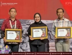 KPU Provinsi Gorontalo Raih Penghargaan Nasional di Dua Kategori Penting