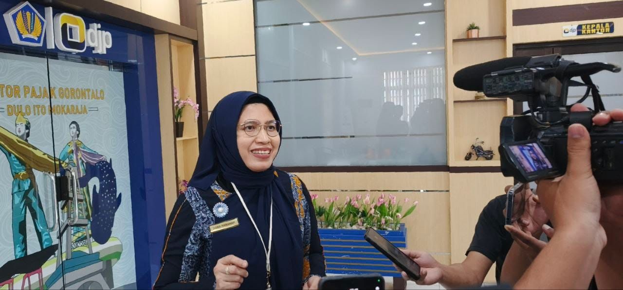 Kepala Kantor Pelayanan Pajak (KPP) Pratama Gorontalo, Primadona Harahap ( F. Hadi)