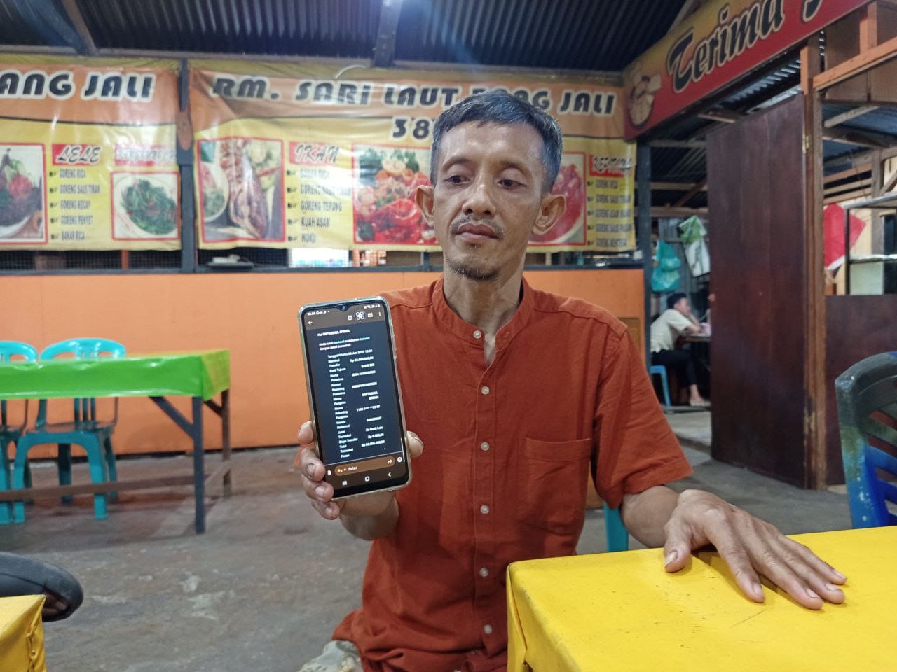 Miftahul Efendi Korban Penipuan berkedok Data Pajak Online