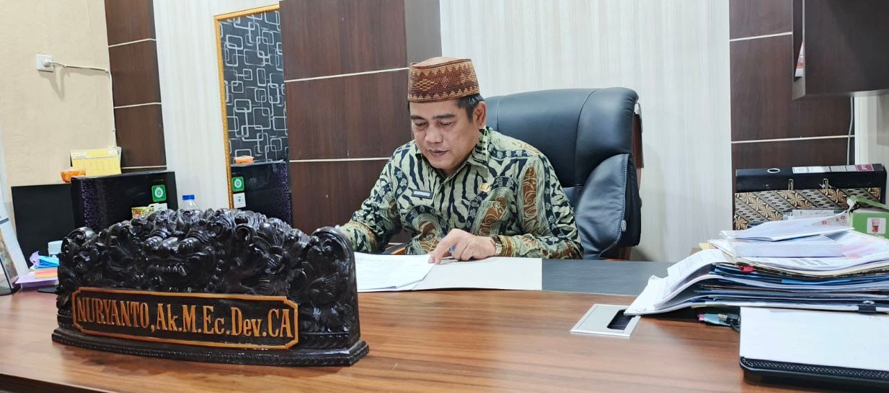 Kepala Badan Keuangan Kota Gorontalo, Nuryanto Ak, M. Ec Dev. CA ( F. Fahri)