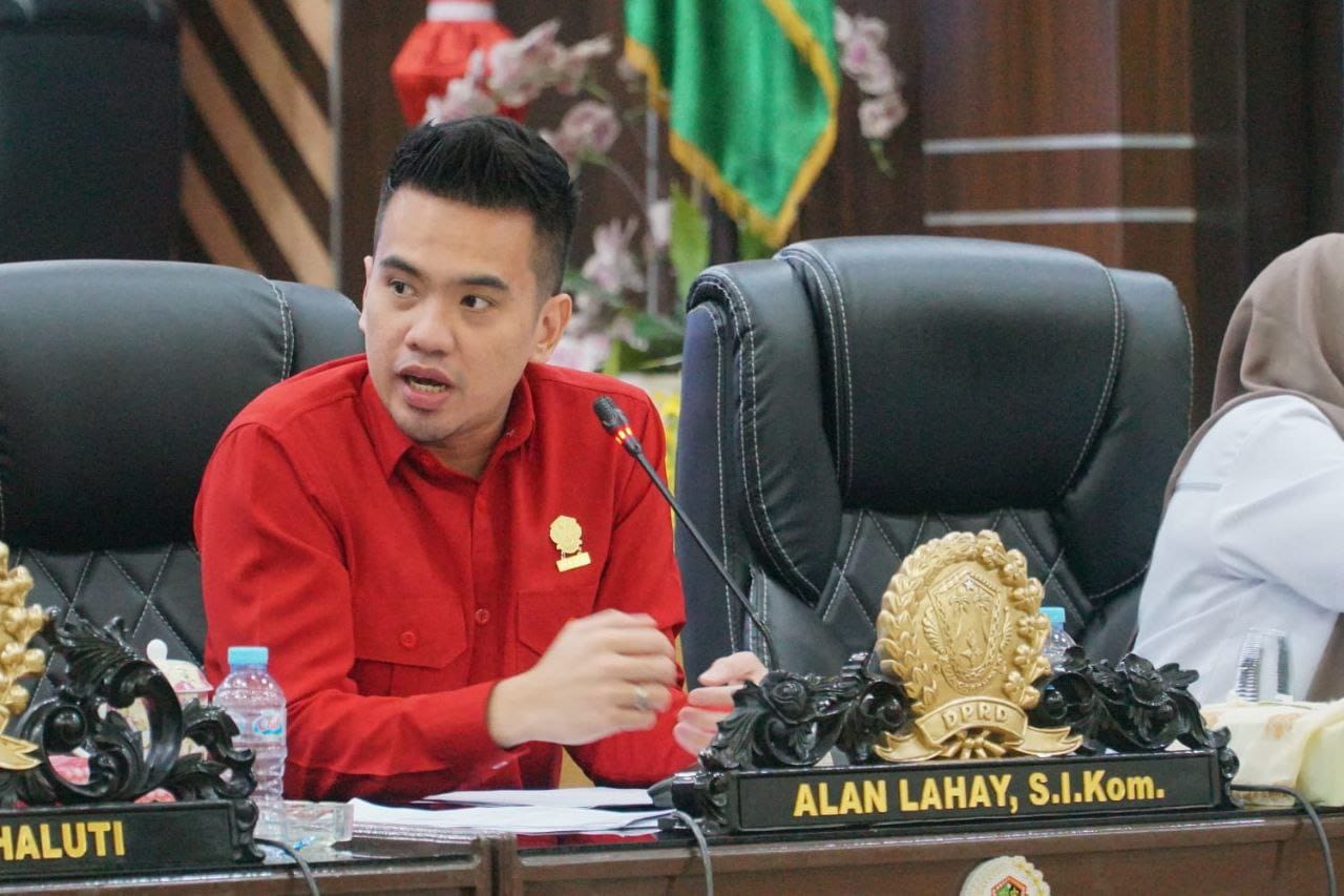 Wakil Ketua Komisi II DPRD Kota Gorontalo, Alan Lahay. ( F. Bella)