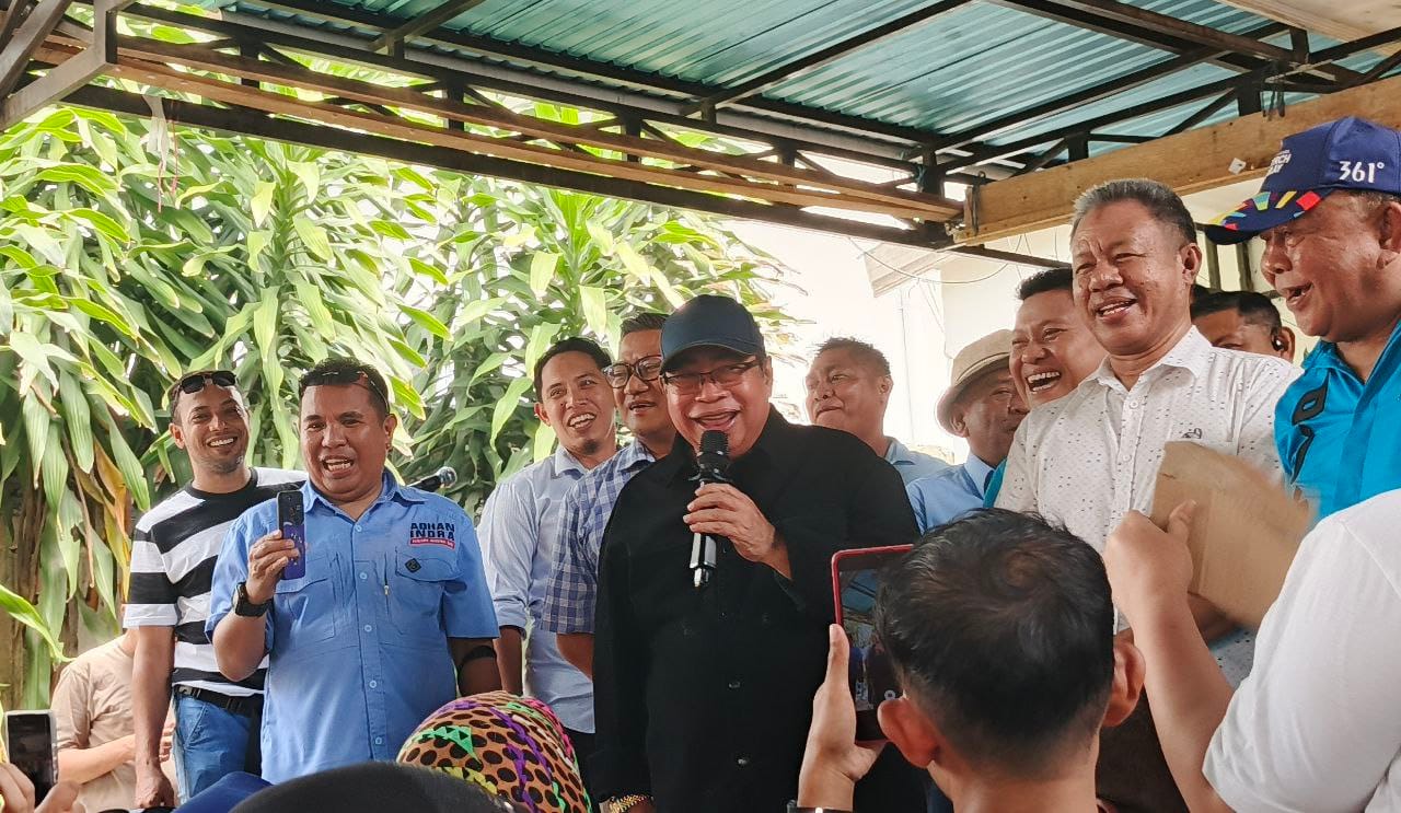 Adhan Dambea - Indra Gobel ( AIR) Pemenang Pilwako Gorontalo 2024. ( Foto : Fahrun)