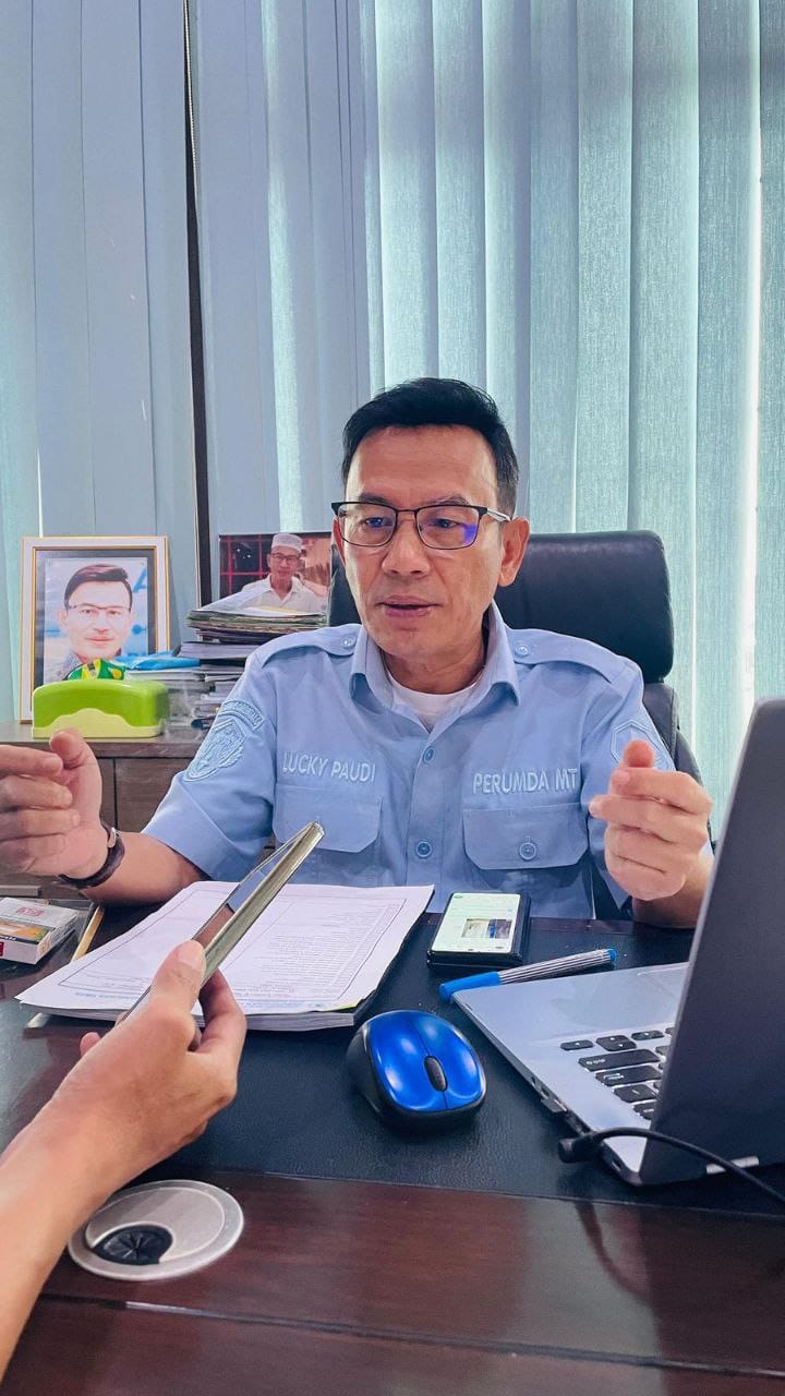 Direktur Perumda Air Minum Muara Tirta Kota Gorontalo, Ir. Lucky Paudy, ST, MSi ( F. Ist)