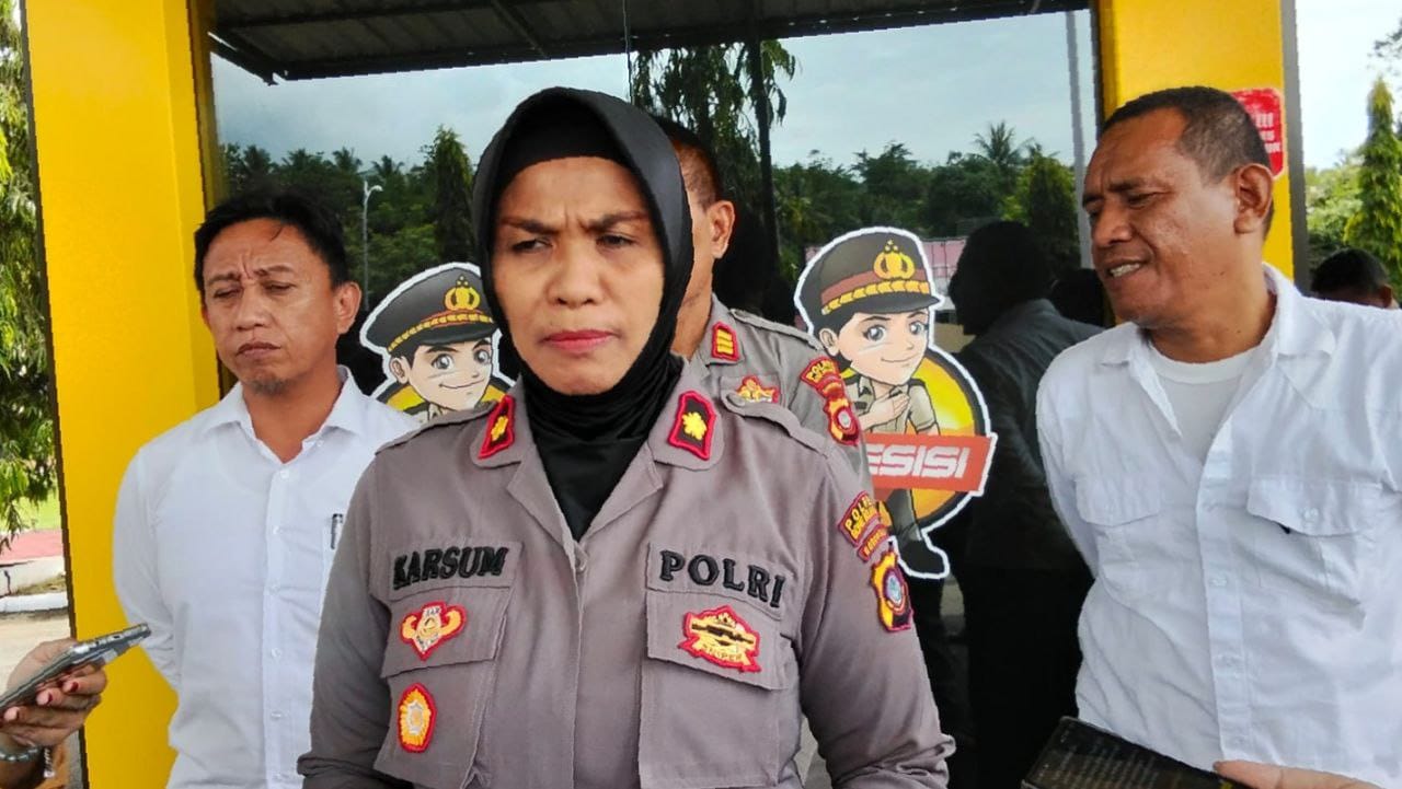 Wakapolres Bone Bolango, Kompol Karsum Ahmad ( Foto : Fahri)
