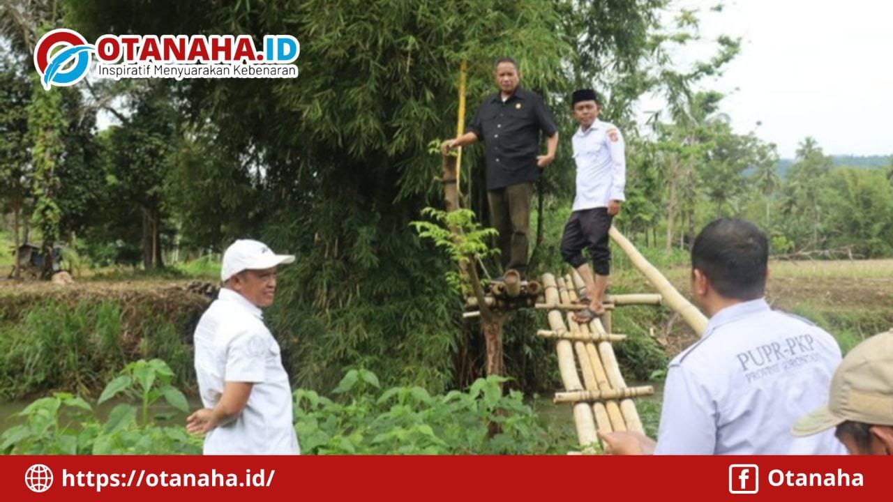 Wakil Ketua DPRD Provinsi Gorontalo, Ridwan Monoarfa, melakukan kunjungan langsung ke Desa Bulontio Timur, Kecamatan Sumalata. Rabu (16/4/25) Foto : Ist