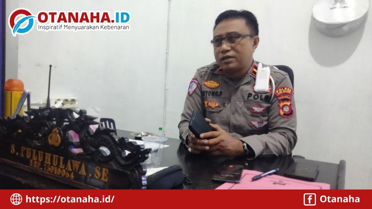 KBO Satlantas Polres Bone Bolango IPDA Suyono Puluhulawa, SE ( Foto : Fahri)