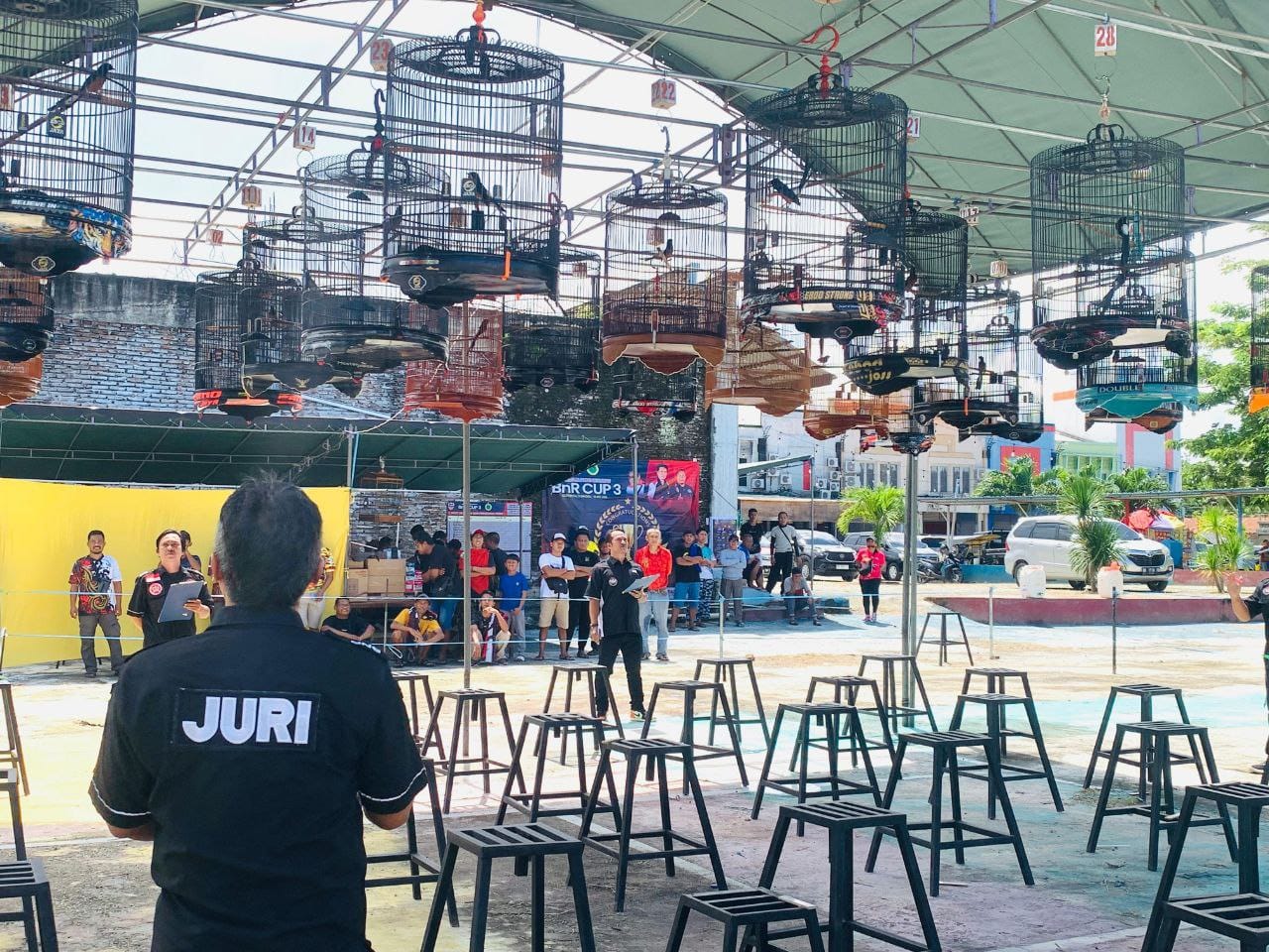 Event Burung Berkicau BnR CUP 3 Gorontalo. ( Foto : Fahri)