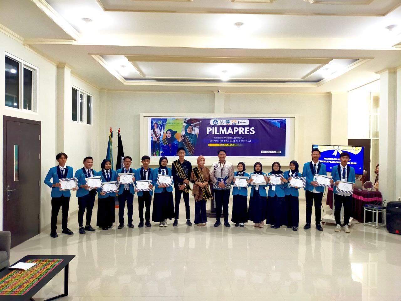 Ajang Pemilihan Mahasiswa Berprestasi (Pilmapres) Tingkat Universitas Tahun 2025. ( Foto: Hms)