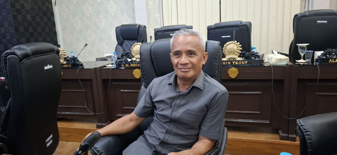 Anggota DPRD Kota Gorontalo, Alwi Podungge, ( Foto: Bella)