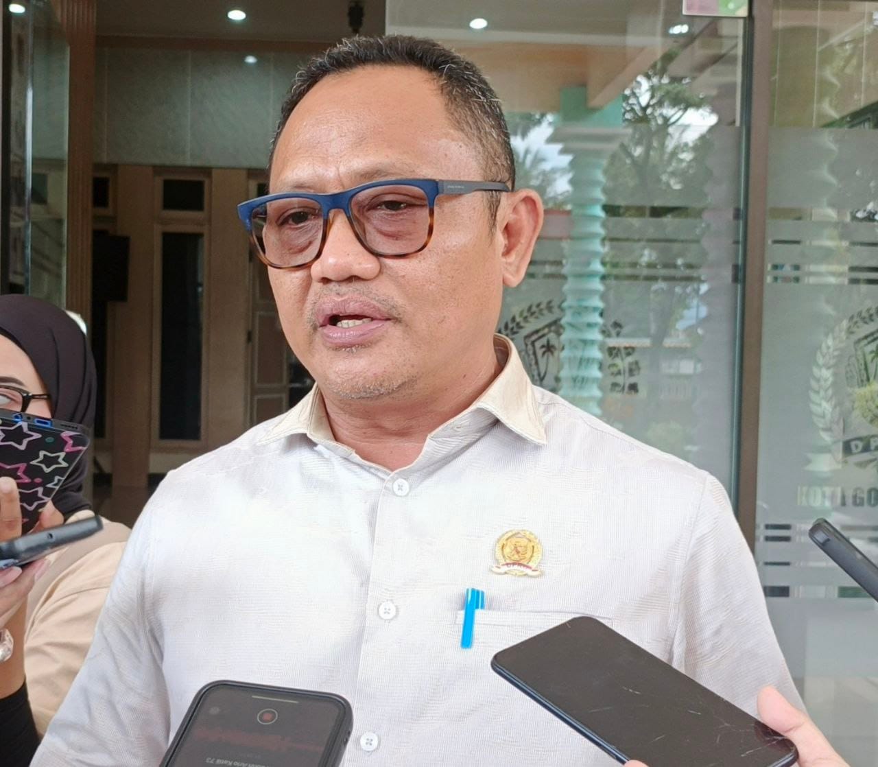 Ketua DPRD Kota Gorontalo, Irwan Hunawa,( Foto: Fahri)
