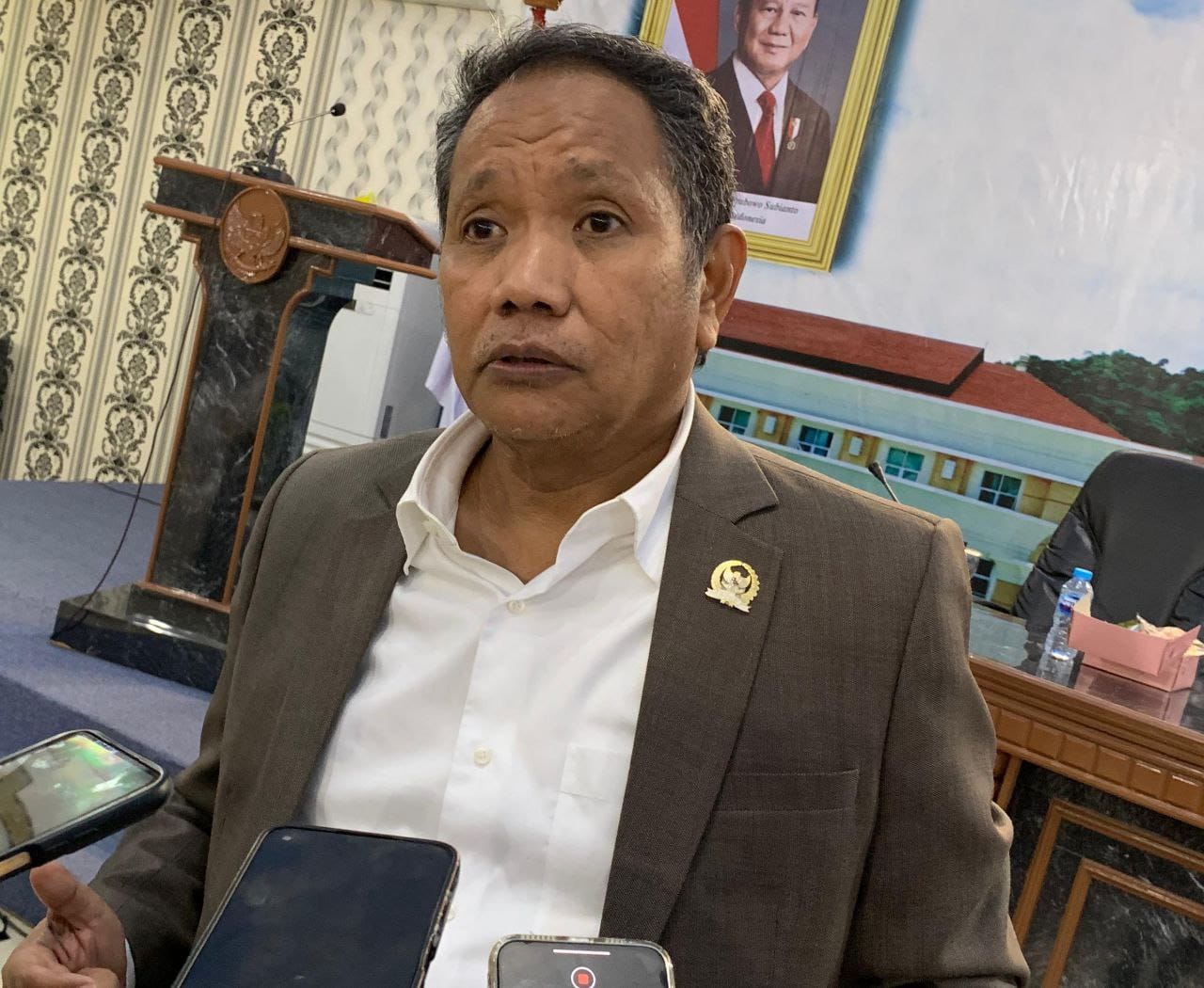 Wakil Ketua I DPRD Provinsi Gorontalo, Ridwan Monoarfa ( Foto: Hadi)