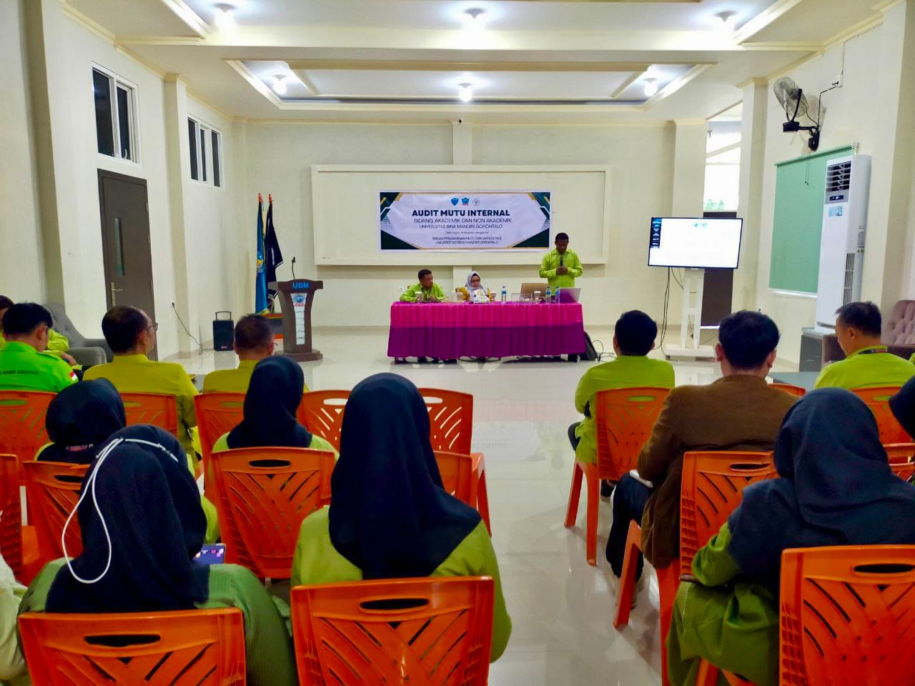 UBM Gorontalo resmi melaksanakan Audit Mutu Internal (AMI) tahun 2025, yang kini berbasis Aplikasi Sistem Informasi Mutu Akademik dan Zona Integritas (Simazis) Foto: Hms