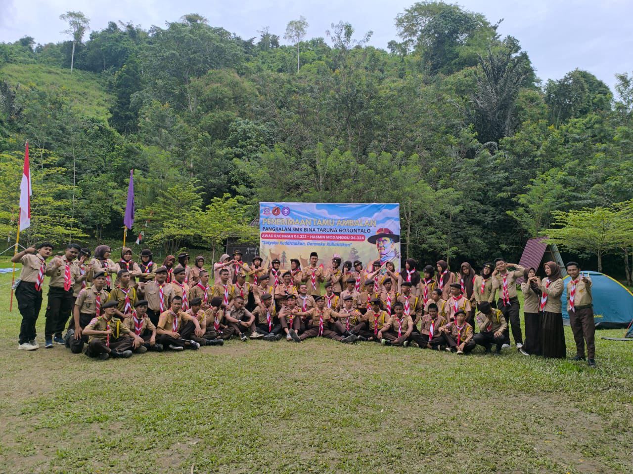 UNBITA Gorontalo Gelar ‎Kemah Bakti Bina Bangsa 2025 ( Foto : Hms)