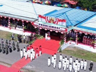 Bupati Sofyan Pimpin Upacara HUT ke-80 RI di Kabupaten Gorontalo