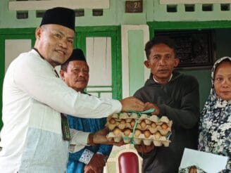 Baznas Kabgor Beri Santunan kepada Keluarga Siswa SMP Korban Tenggelam di Sungai Bolango