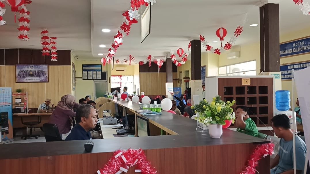 Kantor Samsat Kabupaten Gorontalo ( Foto: Otn)