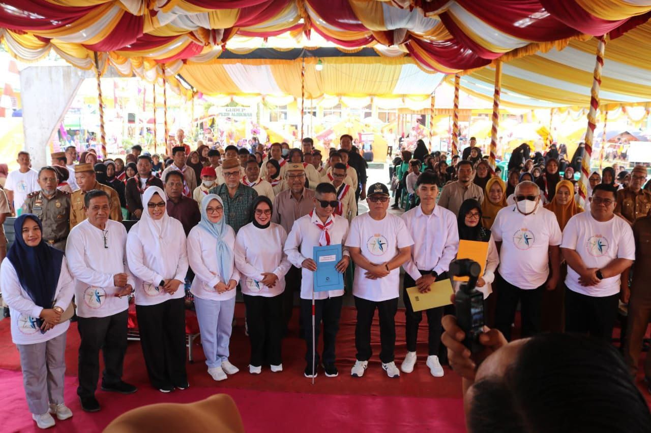 Peringatan Hari Aksara Internasional (HAI) ke-60 di Kabupaten Gorontalo. (Foto: Hms)