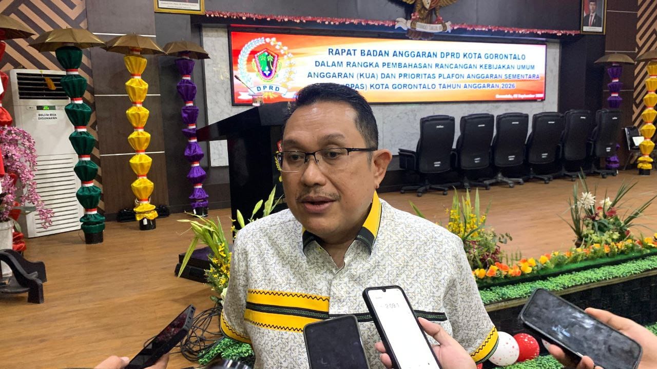 Sekretaris Fraksi Partai Golkar DPRD Kota Gorontalo, Totok Bachtiar (Foto: Hadi)