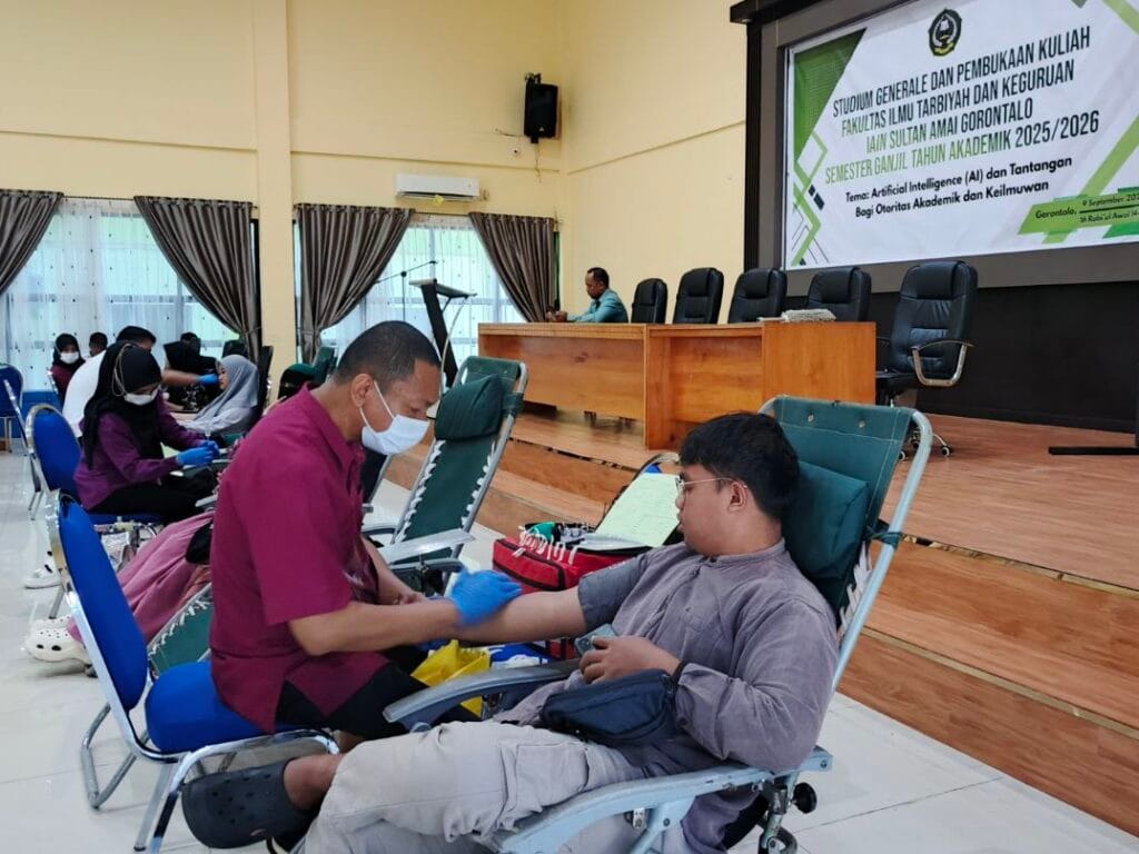 Kegiatan Danor Darah Di Kampus IAIN Sultan Amai Gorontalo, Kampus II