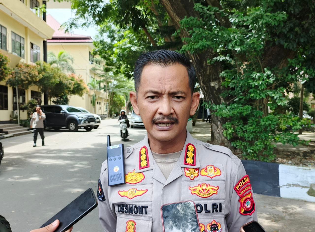 Kabid Humas Polda Gorontalo, Kombes Pol Desmont Harjendro AP ( Foto: Hadi)