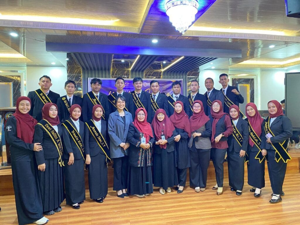 UNBITA Gorontalo, melaksanakan yudisium bagi 16 mahasiswa Fakultas Teknik dan Ilmu Kesehatan, Senin (8/9/2025)