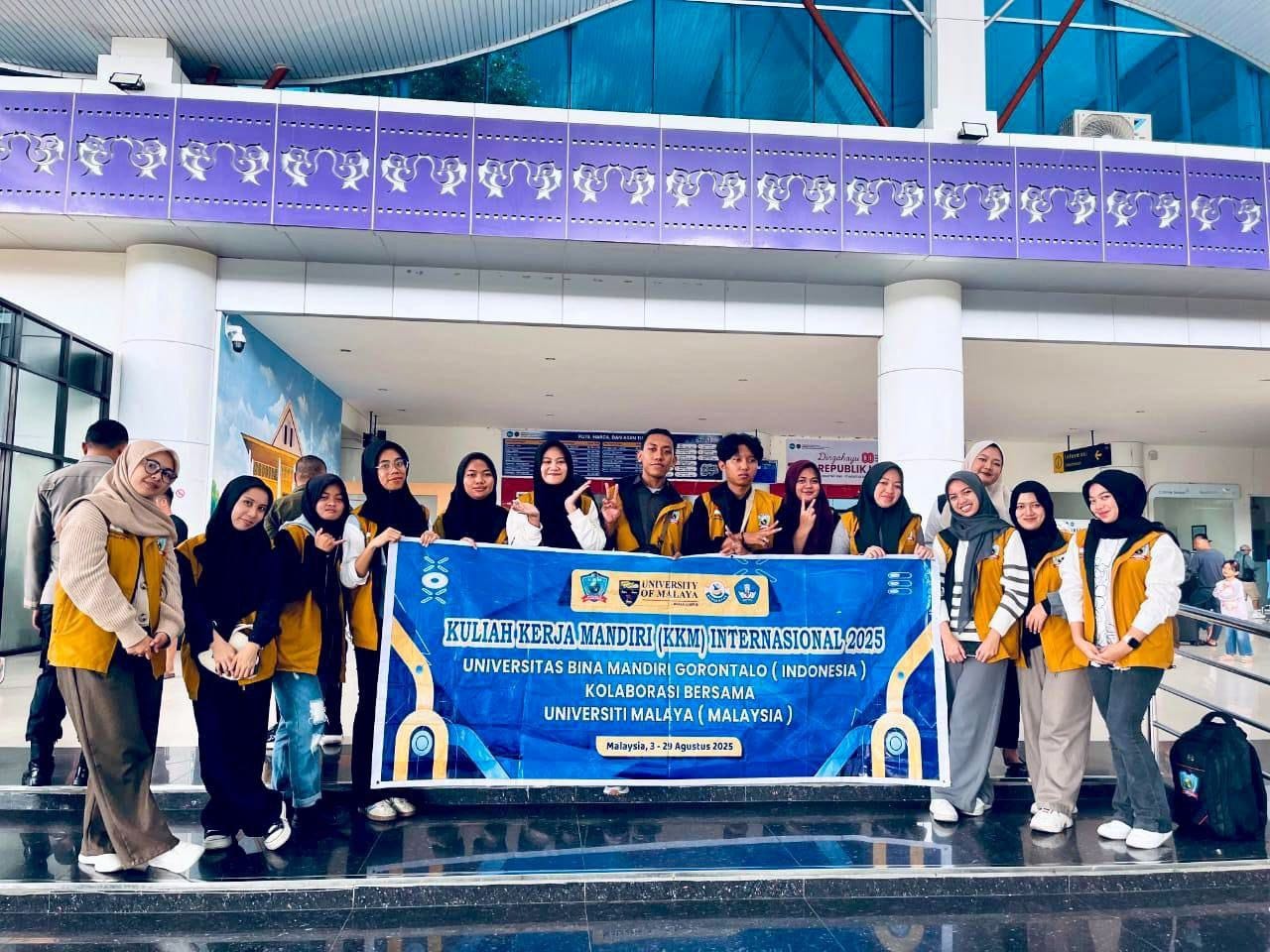 UBM Gorontalo Sambut Kedatangan Mahasiswa Peserta KKM Internasional dari Universiti Malaya, Rabu (3/9/2025)