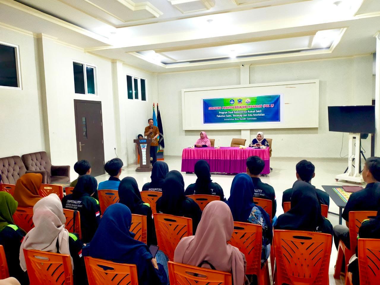 FSTIK Universitas Bina Mandiri Gorontalo mengikuti Coaching Praktek Belajar Lapangan (PBL) 2 pada Sabtu (27/9/2025)