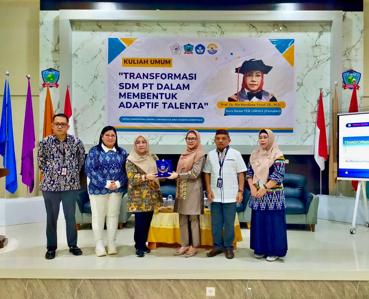 UBM Gorontalo Gelar Kuliah Umum Tentang Transformasi SDM Adaptif, Hadirkan Guru Besar Unhas Makassar