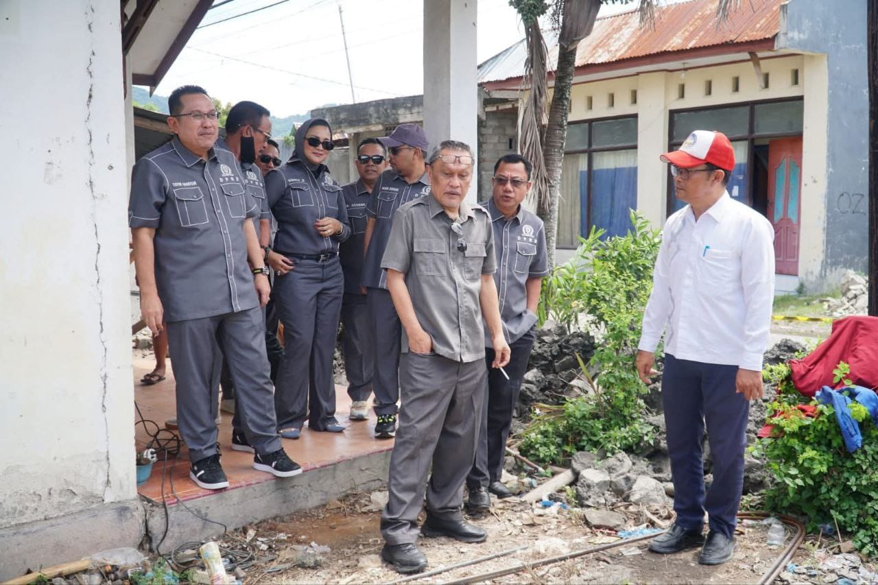 Komisi III DPRD Kota Gorontalo Meninjau TPS-3R di Kelurahan Tapa