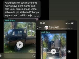 Viral Chat Aktivis Gorut Sebut Siap Mati Demi ‘Calo’, Andi Buna: Itu Editan