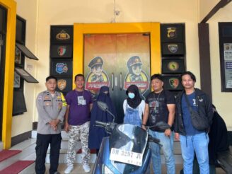 Dua Remaja Putri  Dibekuk Team Rajawali,  Usai Aksi Curanmor Mereka Viral di Medsos