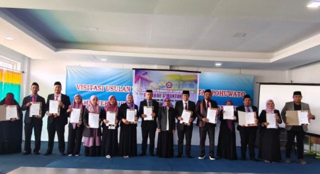 Pejabat Struktural Baru Universitas Pohuwato. Foto: Ist