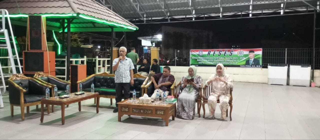 Agenda Reses, Ketua Komisi I DPRD Provinsi Gorontalo, Fadli Poha
