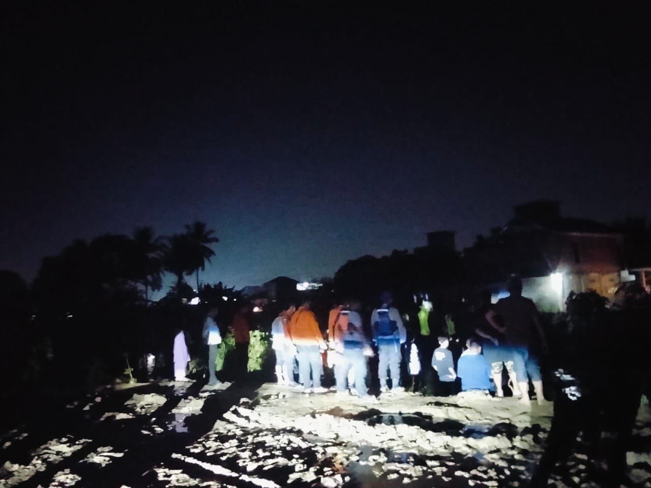 Proses Pencarian Korban Tenggelam di Sungai Bulango oleh Tim SAR Gorontalo