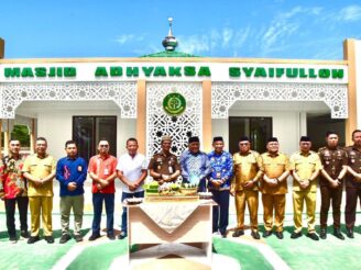 Masjid Adhyaksa Syaifulloh Resmi Berdiri, Wujud Sinergi Kejari dan Pemkab Gorontalo Bangun Spiritualitas ASN