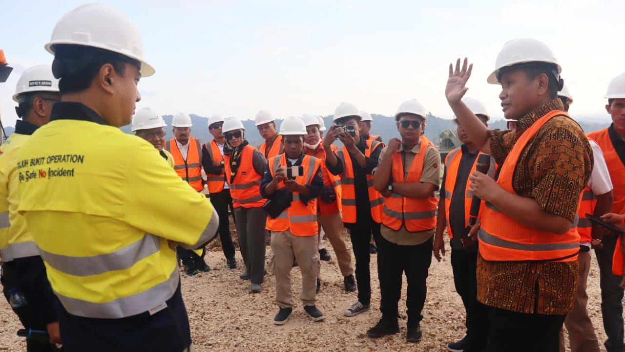 Wakil Ketua DPRD Provinsi Gorontalo, Ridwan Monoarfa Saat kunker di PT. Pani Gold Project