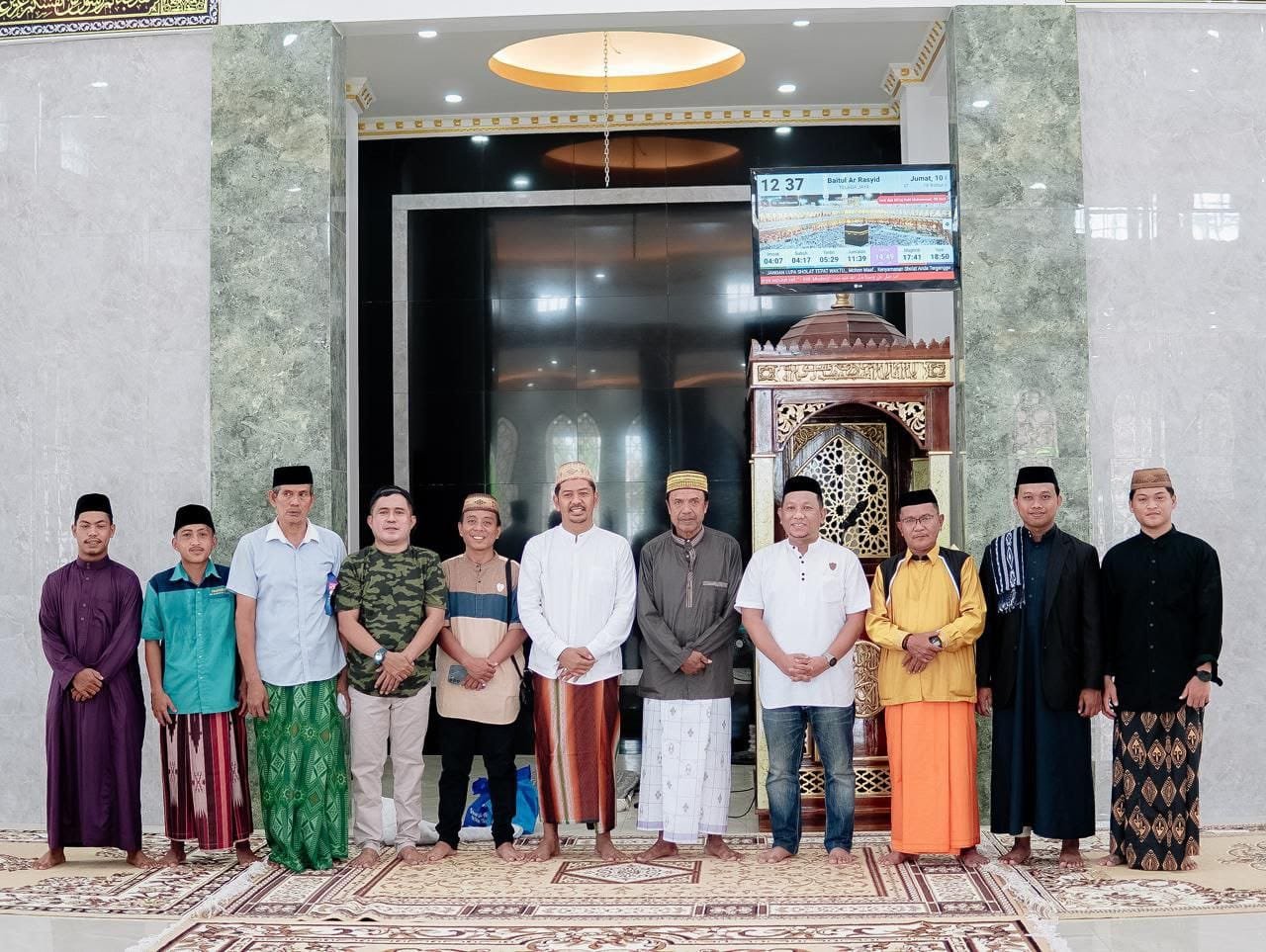 Takmirul Masjid Baitul Ar-Rasyid, Bersama Ketua Grib Jaya Gorontalo, Andi Ilham