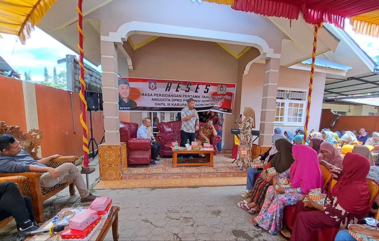 Anggota DPRD Provinsi Gorontalo, H. Suyuti Reses di Desa Pilohayanga, Kabupaten Gorontalo