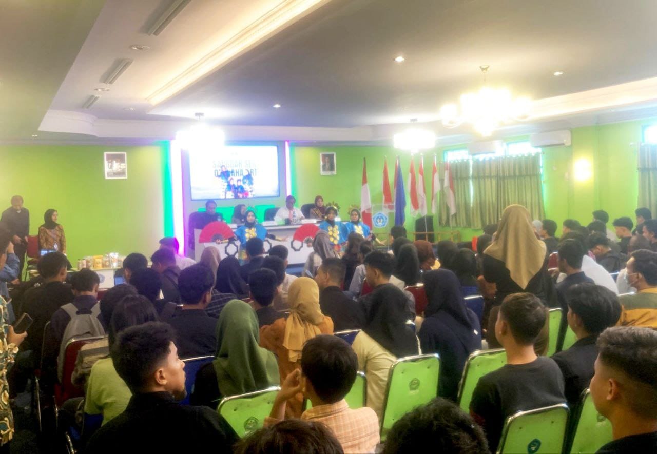 Foto : Pembukaan seminar di Aula 2 Unisan Gorontalo (Sabtu/22/11/2025)