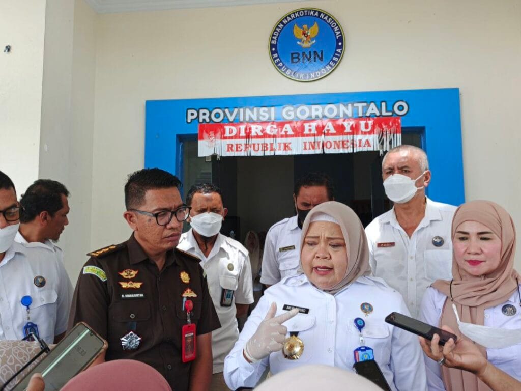 BNNP Gorontalo Perkuat Penindakan, 18 Kasus Narkoba Dilimpahkan ke Kejaksaan