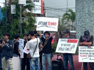Mentan RI Gugat Tempo Rp200 miliar, Aksi Solidaritas Kokoh di Gorontalo