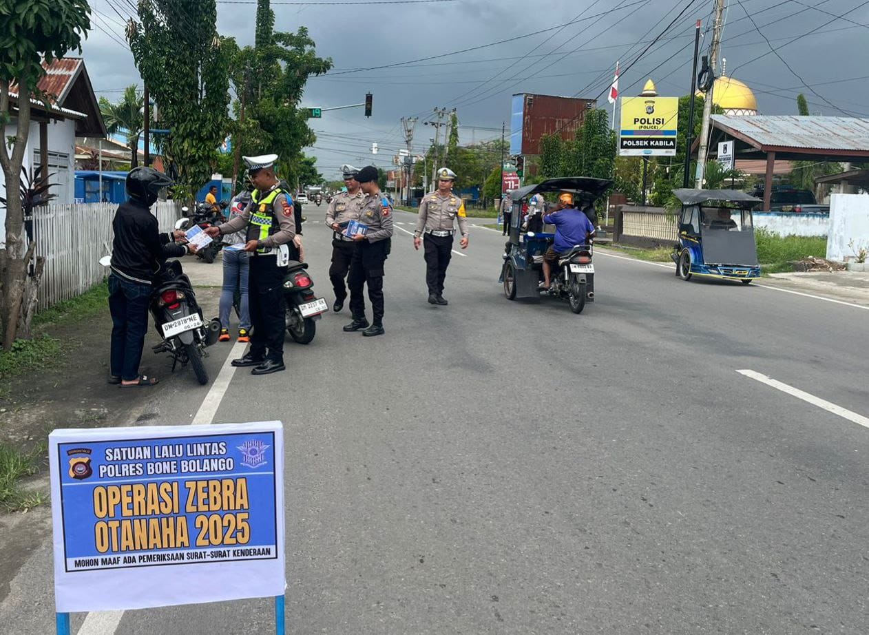 Operasi Zebra Otanaha 2025, Polres Bone Bolango Rabu, 19/11/2025