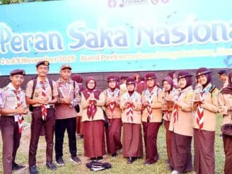 Penutupan Kegiatan Peran Saka Nasional, Siswa SMK Bina Mandiri Boalemo Tunjukkan Eksistensi dan Semangat Kolaborasi