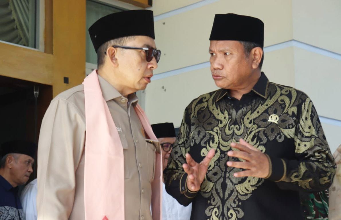 Wakil Ketua DPRD Provinsi Gorontalo, Ridwan Monoarfa, Bersama menteri Kebudayaan RI, Fadli Zon