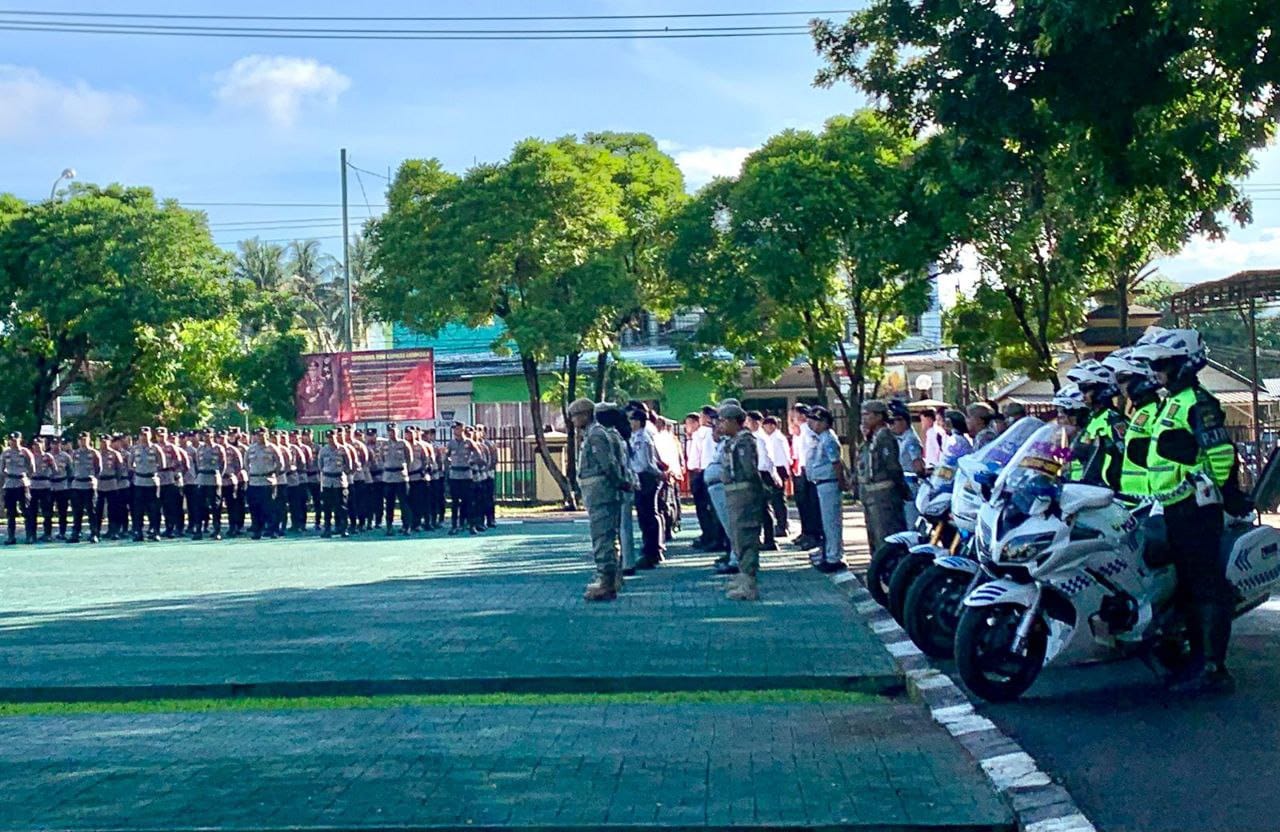 Apel Gelar Pasukan Penanda pelaksanaan Operasi Zebra Otanaha 2025 segera ddi mulai