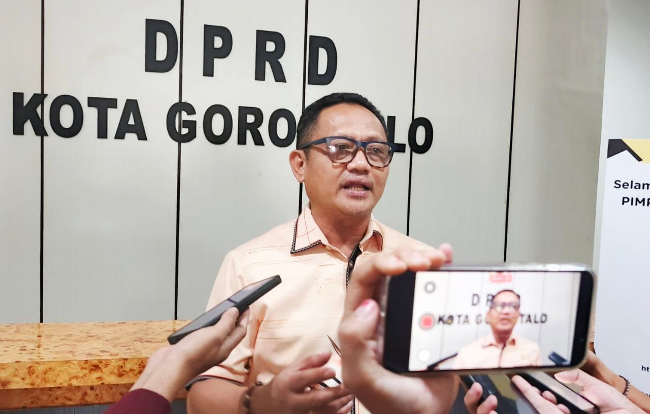 Ketua DPRD Kota Gorontalo yang juga Ketua Banggar, Irwan Hunawa