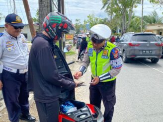 Hari Pertama Operasi Zebra Otanaha 2025, 43 Kendaraan Terjaring di Kota Gorontalo