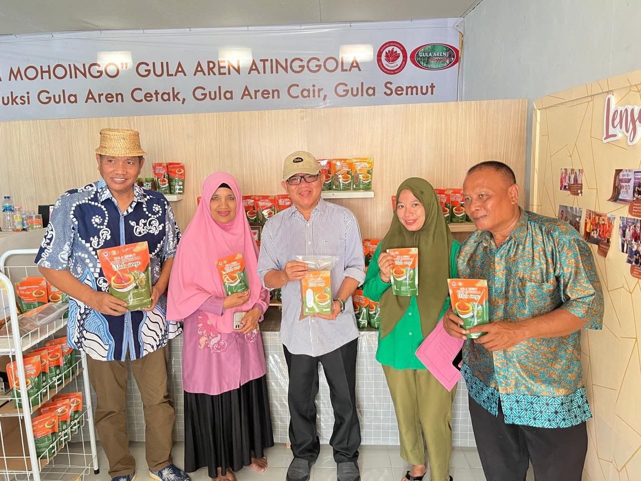 Anggota DPRD Provinsi Gorontalo, Ridwan Monoarfa, melakukan kunjungan di IKM Mohoingo Kecamatan Atinggola