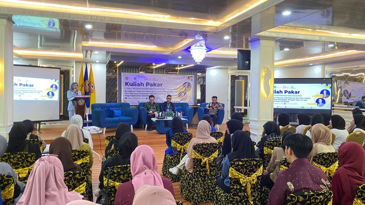 Kuliah Pakar bertema Literasi dan Inklusi Keuangan bagi Generasi Muda pada Selasa, 25 November 2025